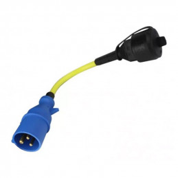 Adapter Cord 16A to 32A/250V-CEE Plug 16A/CEE Coupling 32A Victron