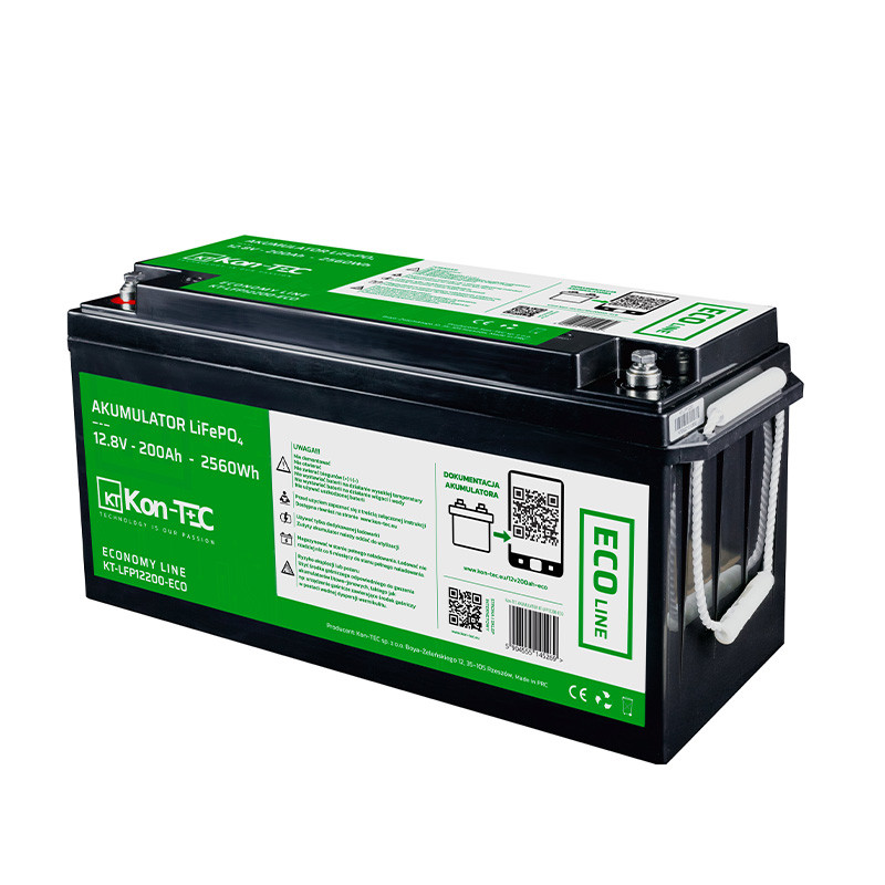 Battery LiFePO4 12V (12,8V) 100Ah Kon-TEC