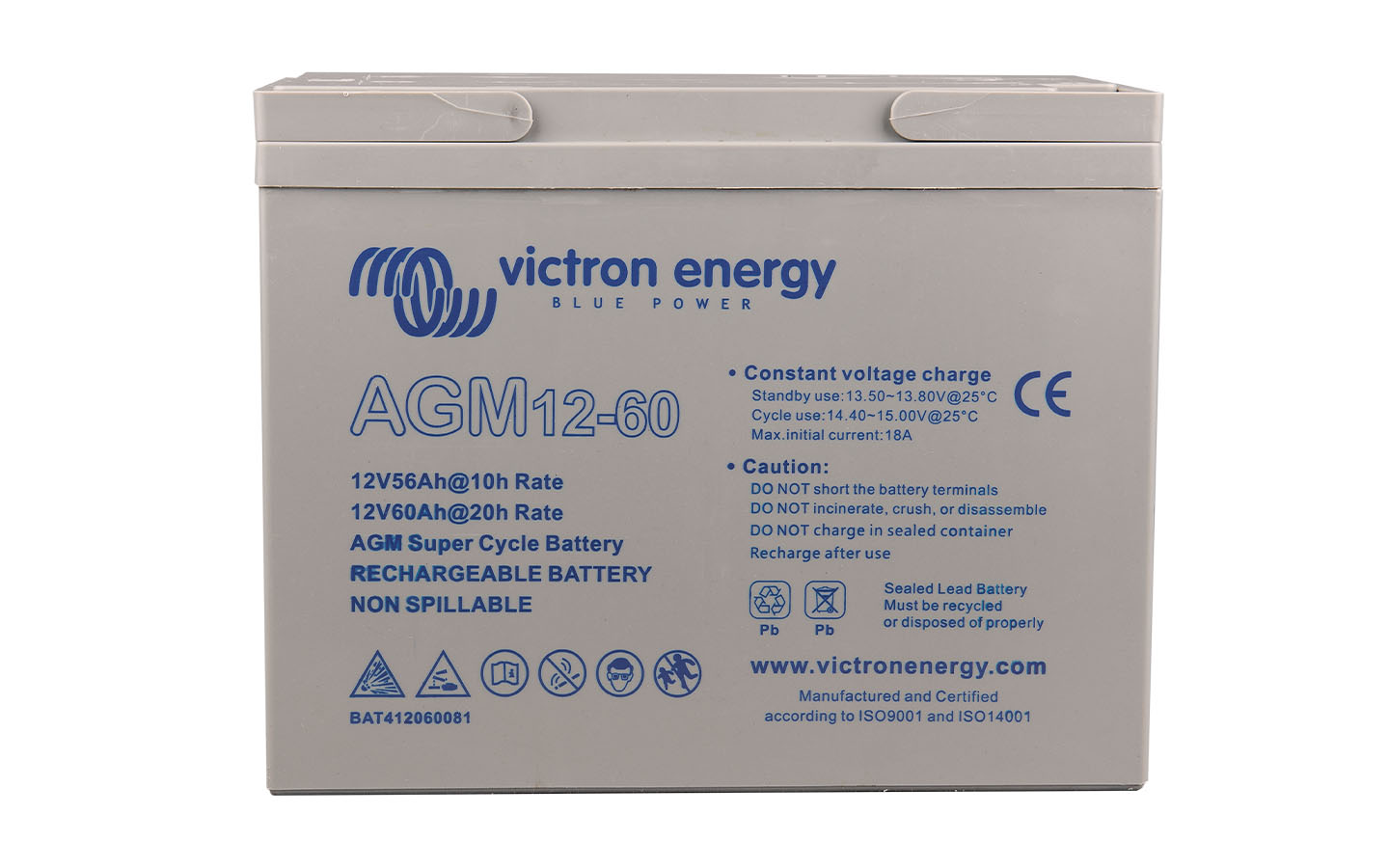 Akumulator AGM Victron Energy 60Ah 12V