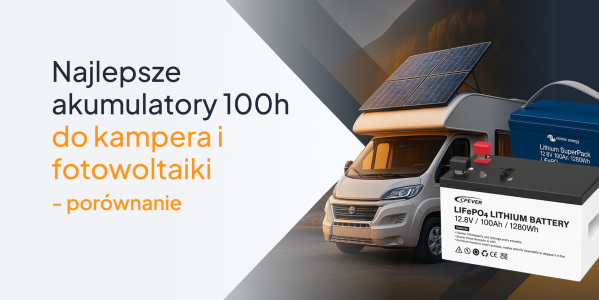 Porównanie akumulatorów LiFePO4, AGM, GEL i Carbon 100Ah.
