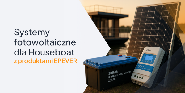 System fotowoltaiczny na hausbocie z produktami EPEVER