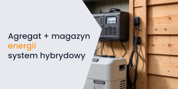 Agregat prądotwórczy + magazyn energii – system hybrydowy
