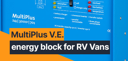 MultiPlus Victron Energy energy block for RV Vans