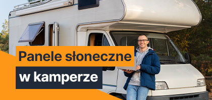 Panele słoneczne w kamperze
